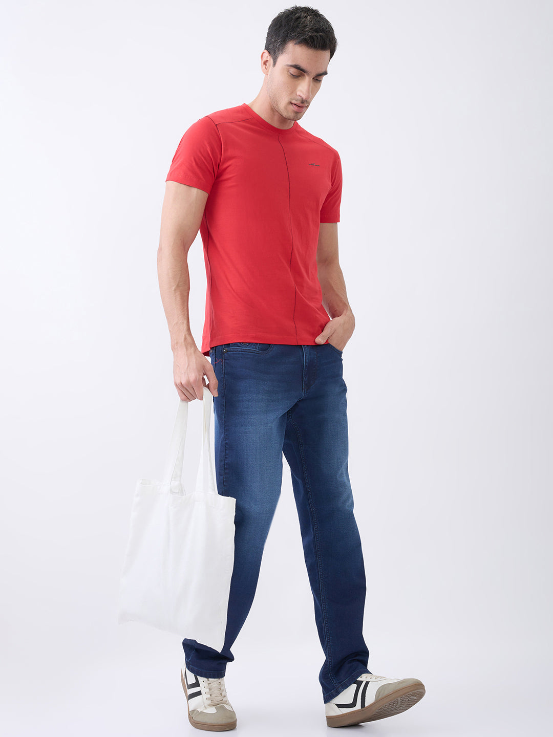 Galactic Solid Crew Neck T-Shirt