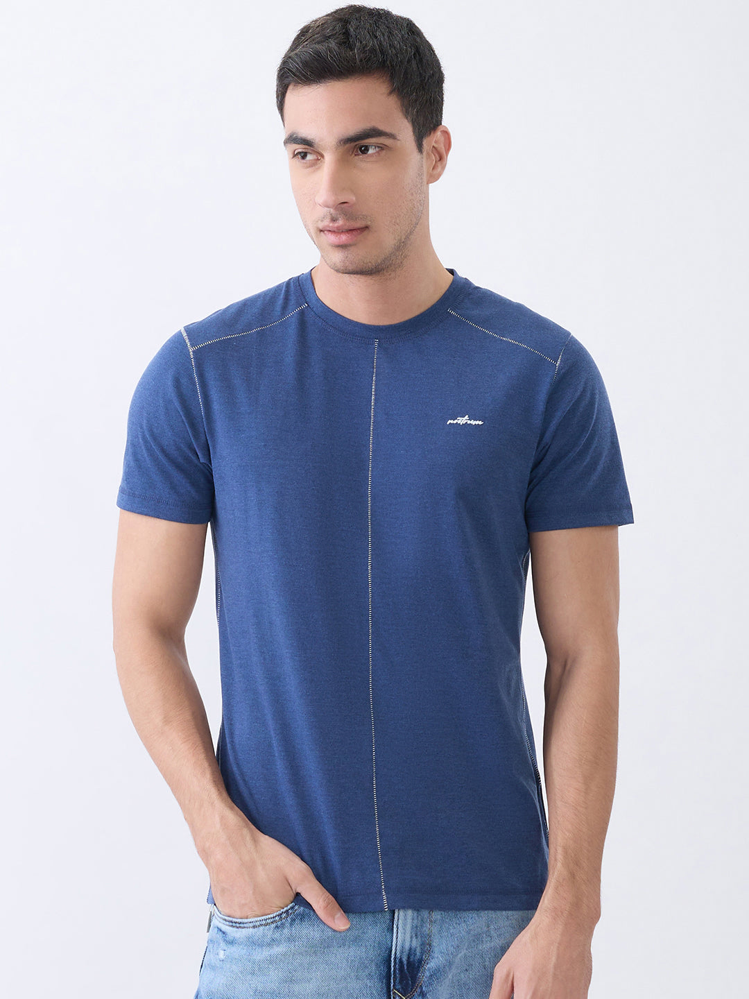 Galactic Solid Crew Neck T-Shirt