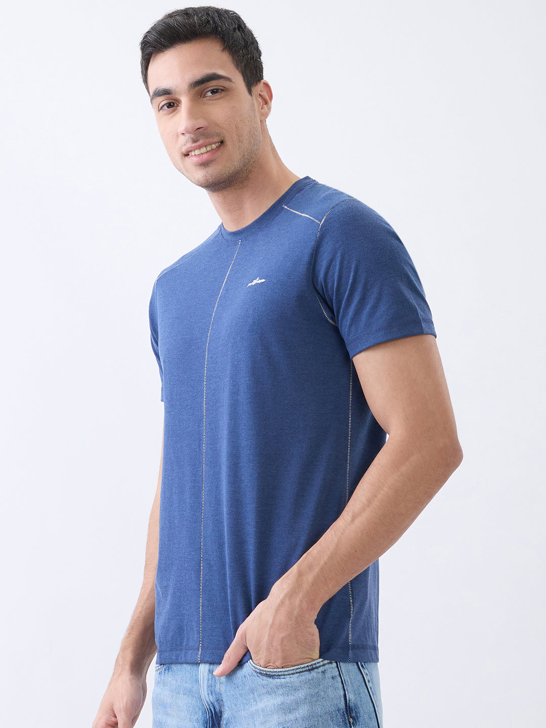 Galactic Solid Crew Neck T-Shirt