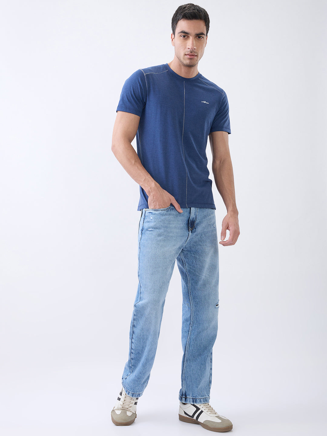 Galactic Solid Crew Neck T-Shirt