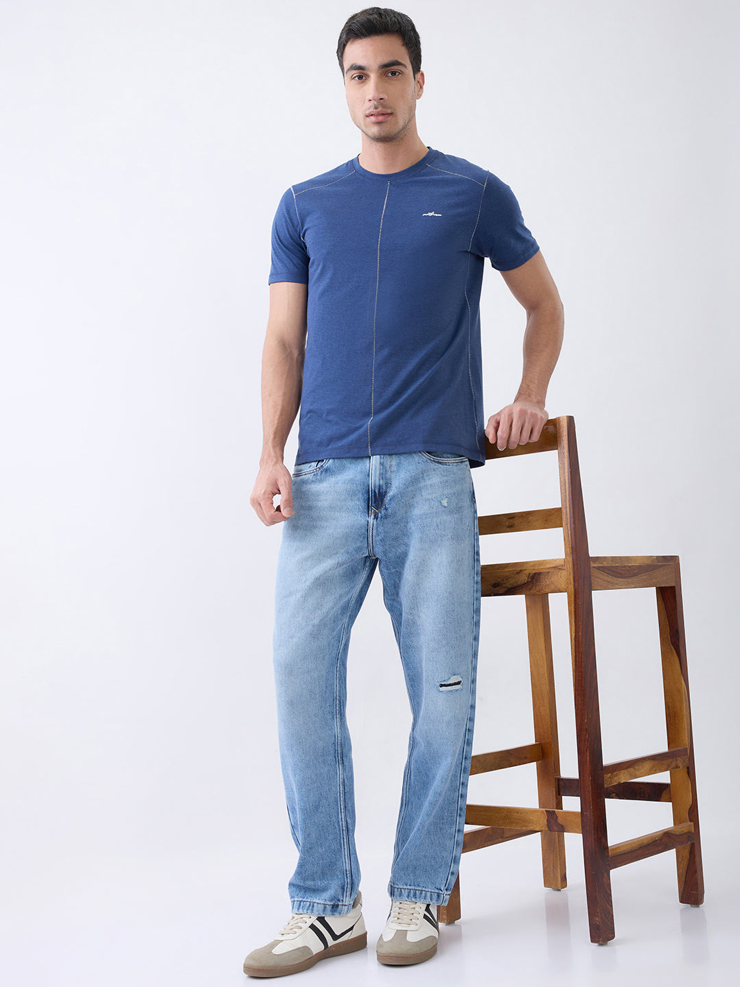 Galactic Solid Crew Neck T-Shirt