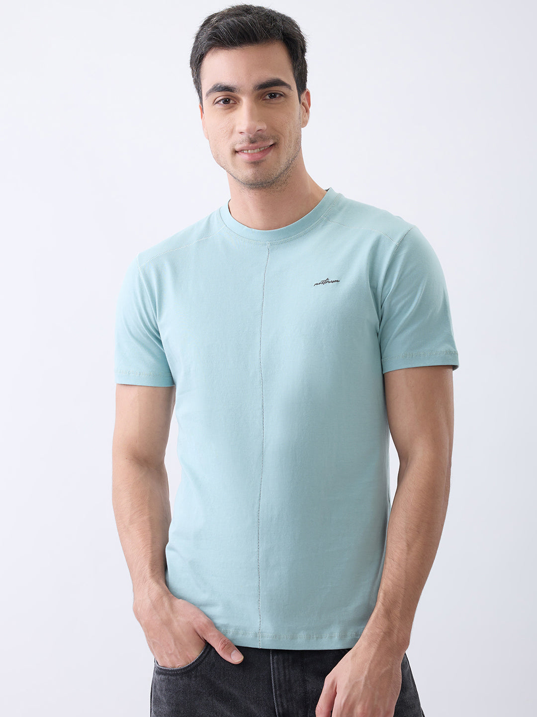 Galactic Solid Crew Neck T-Shirt