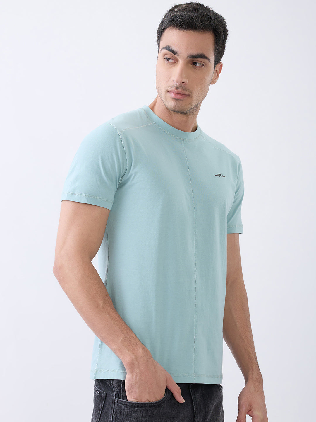 Galactic Solid Crew Neck T-Shirt