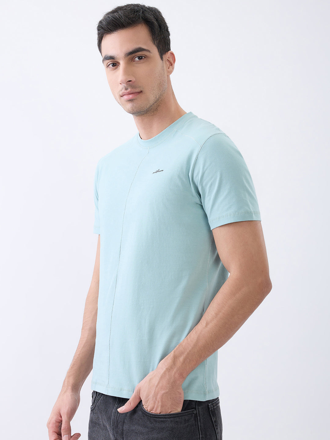 Galactic Solid Crew Neck T-Shirt