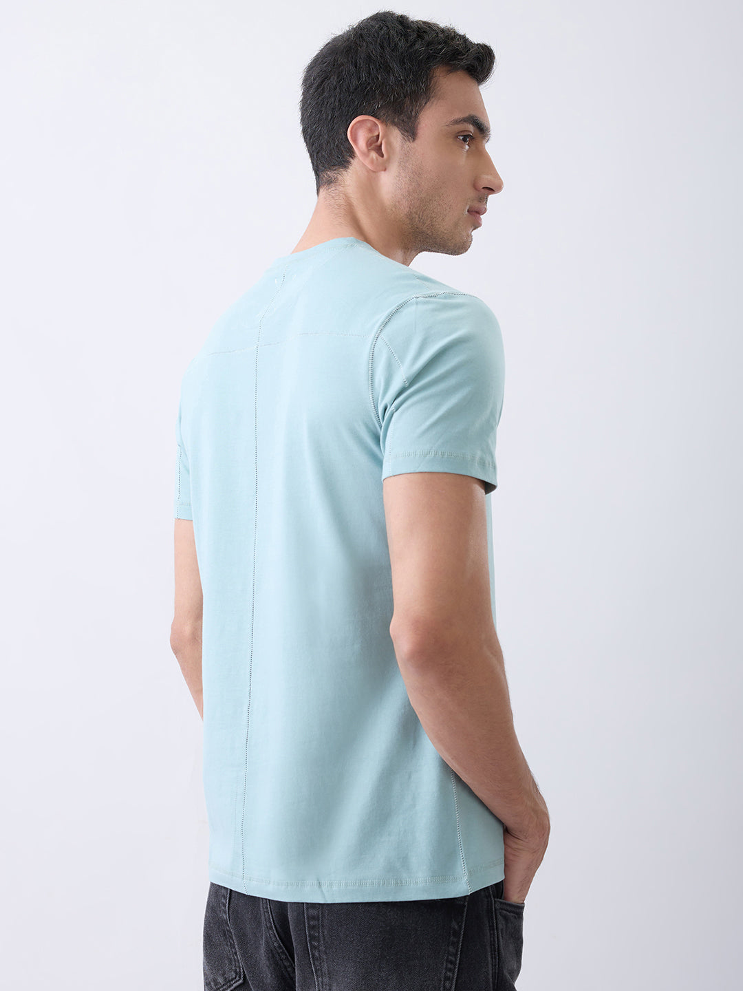 Galactic Solid Crew Neck T-Shirt