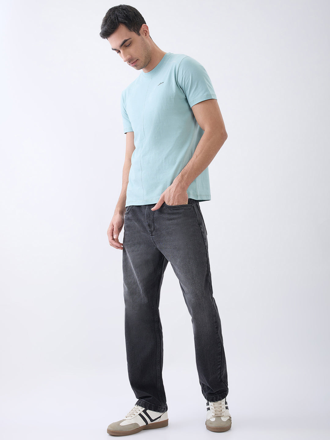 Galactic Solid Crew Neck T-Shirt