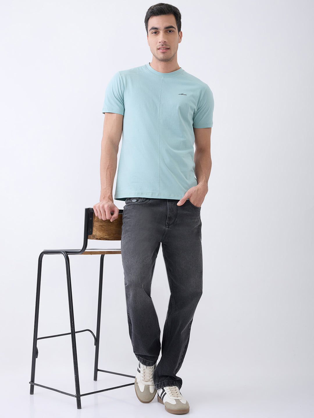 Galactic Solid Crew Neck T-Shirt