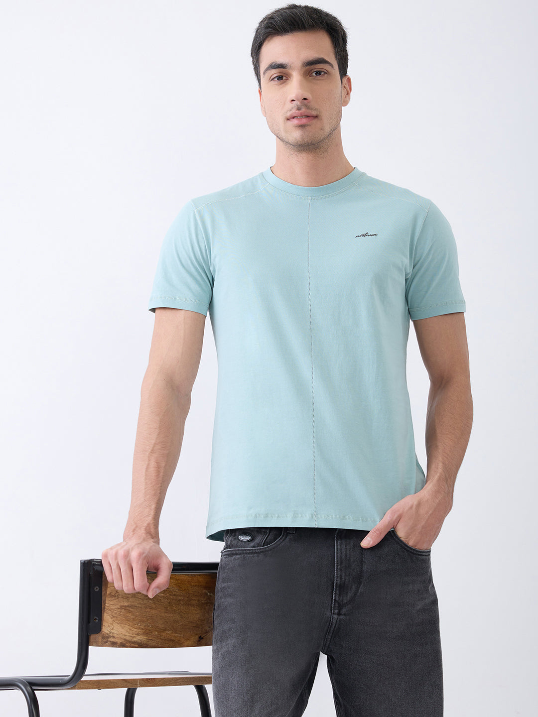 Galactic Solid Crew Neck T-Shirt