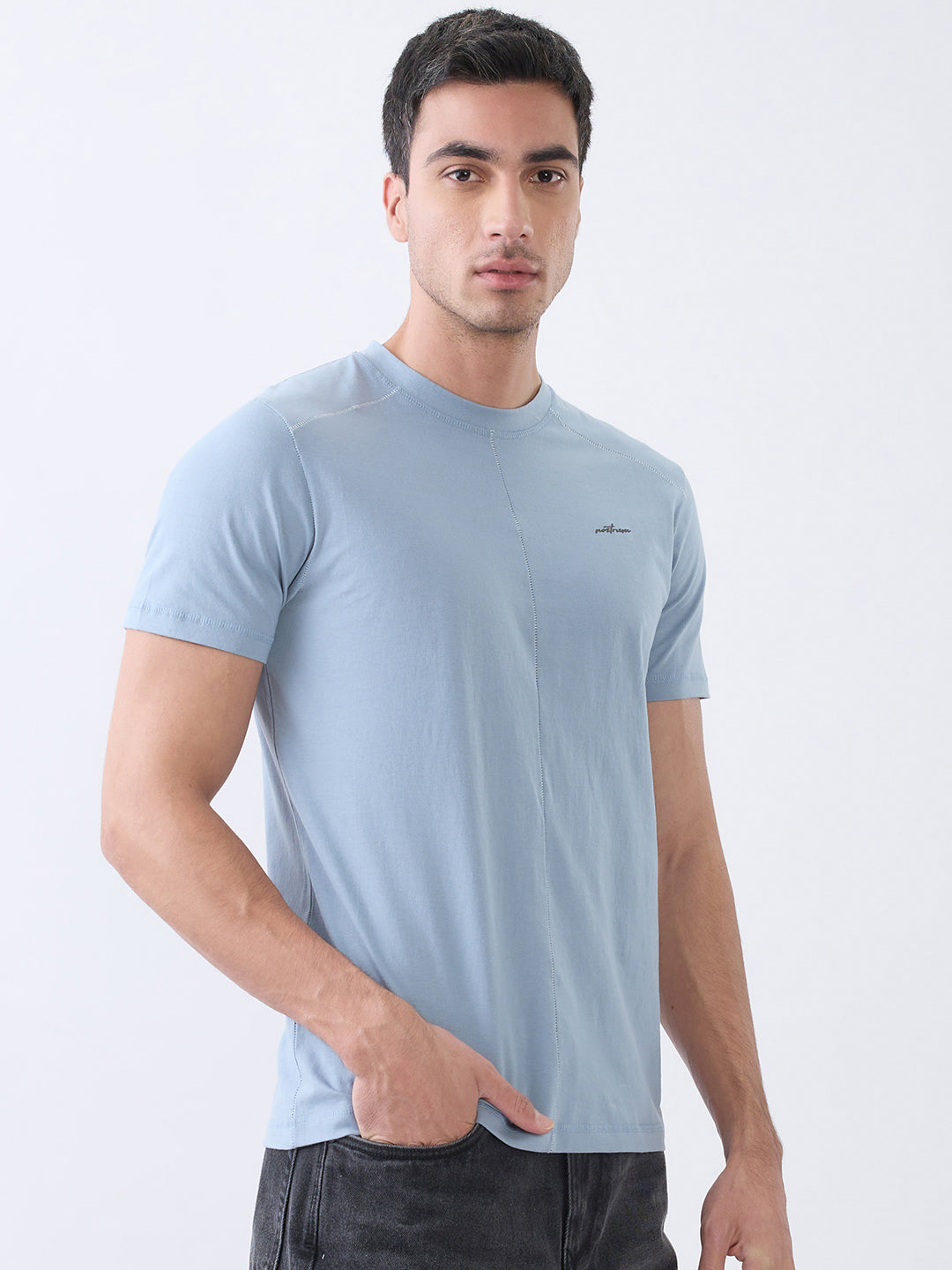 Galactic Solid Crew Neck T-Shirt