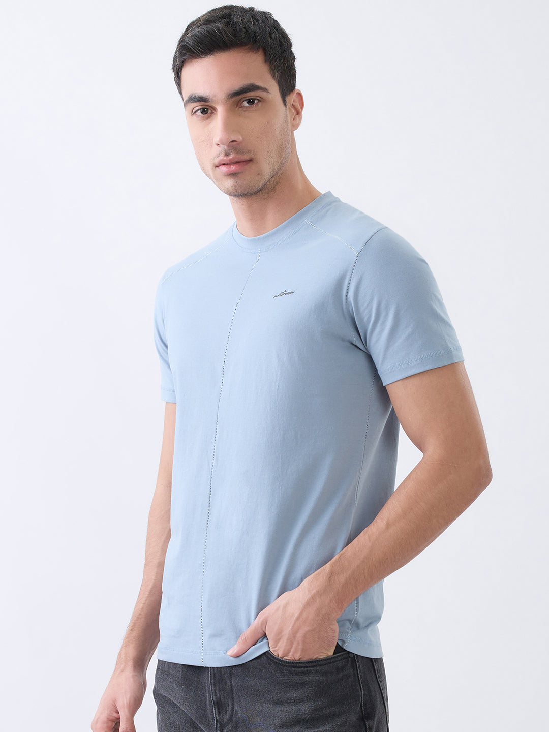 Galactic Solid Crew Neck T-Shirt