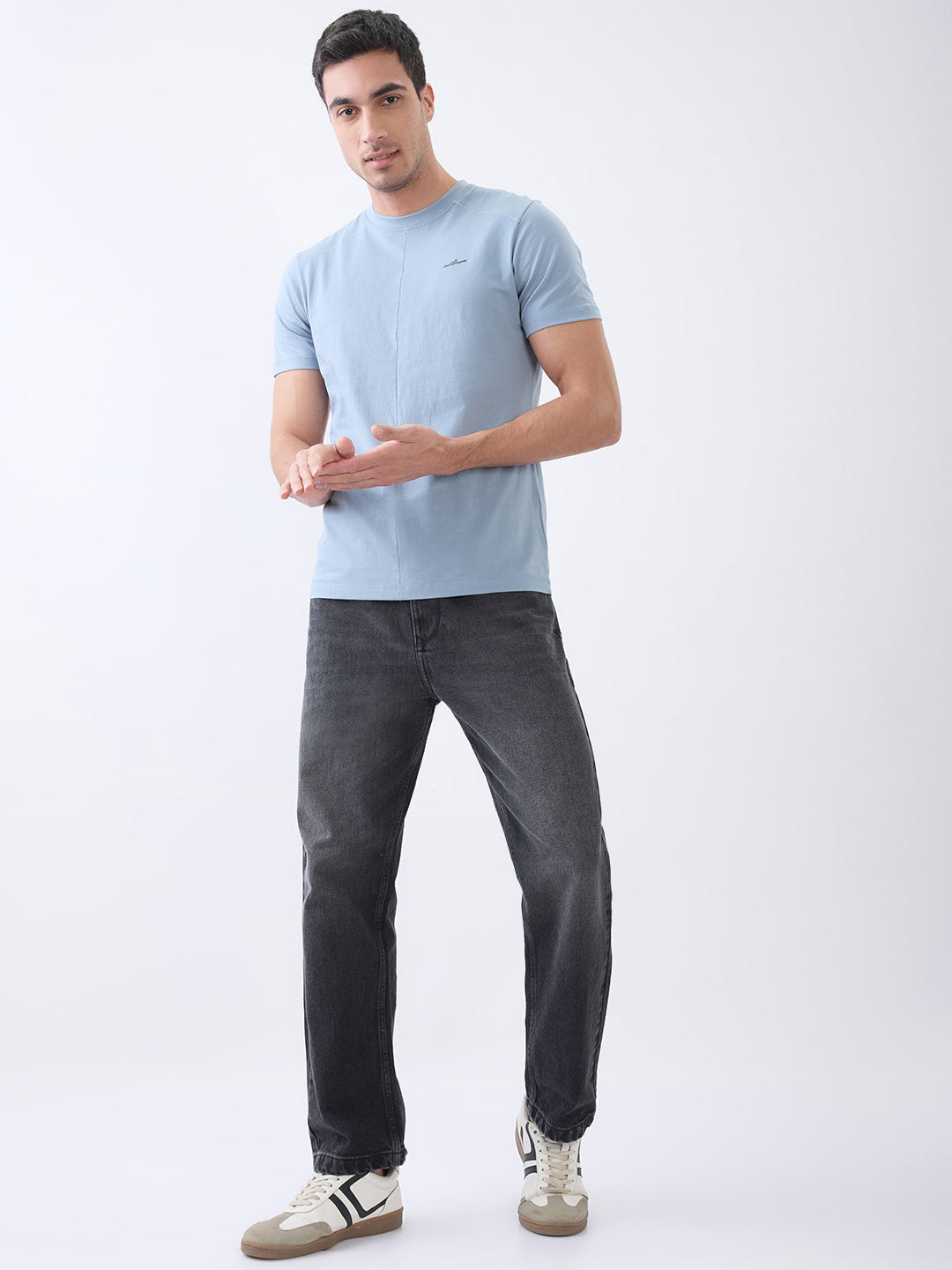 Galactic Solid Crew Neck T-Shirt