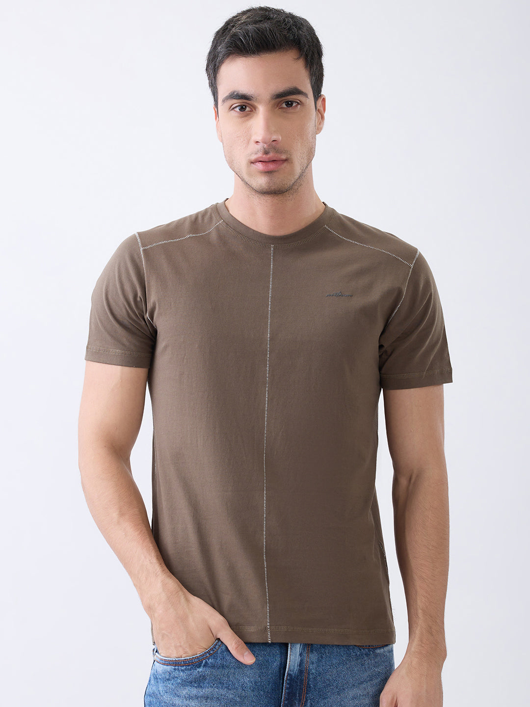 Galactic Solid Crew Neck T-Shirt