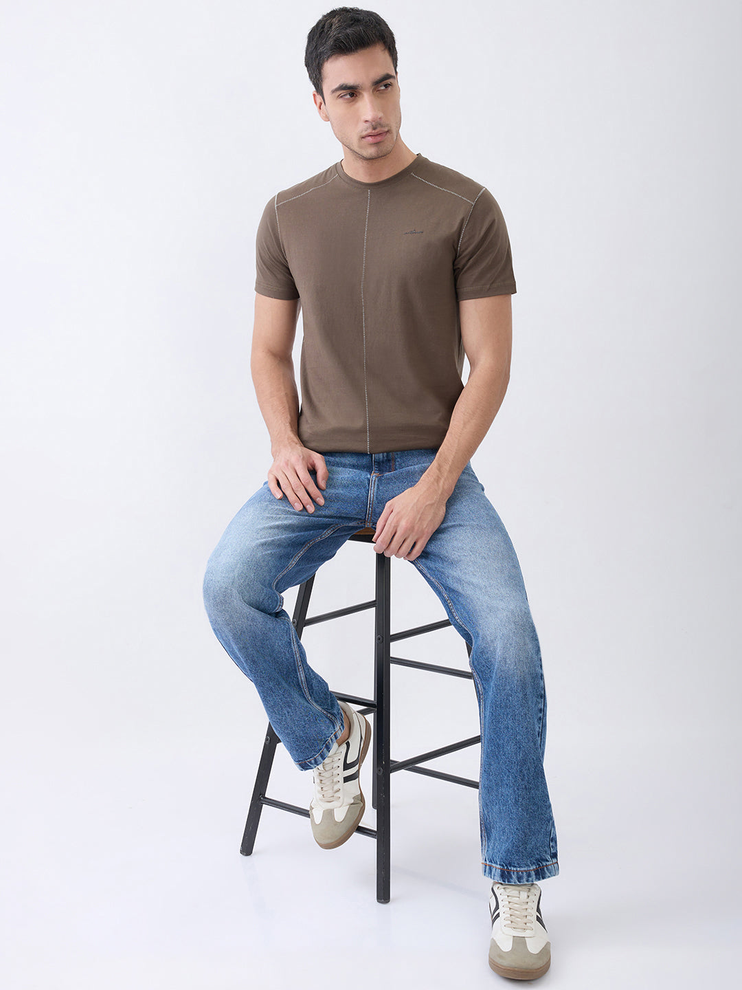 Galactic Solid Crew Neck T-Shirt