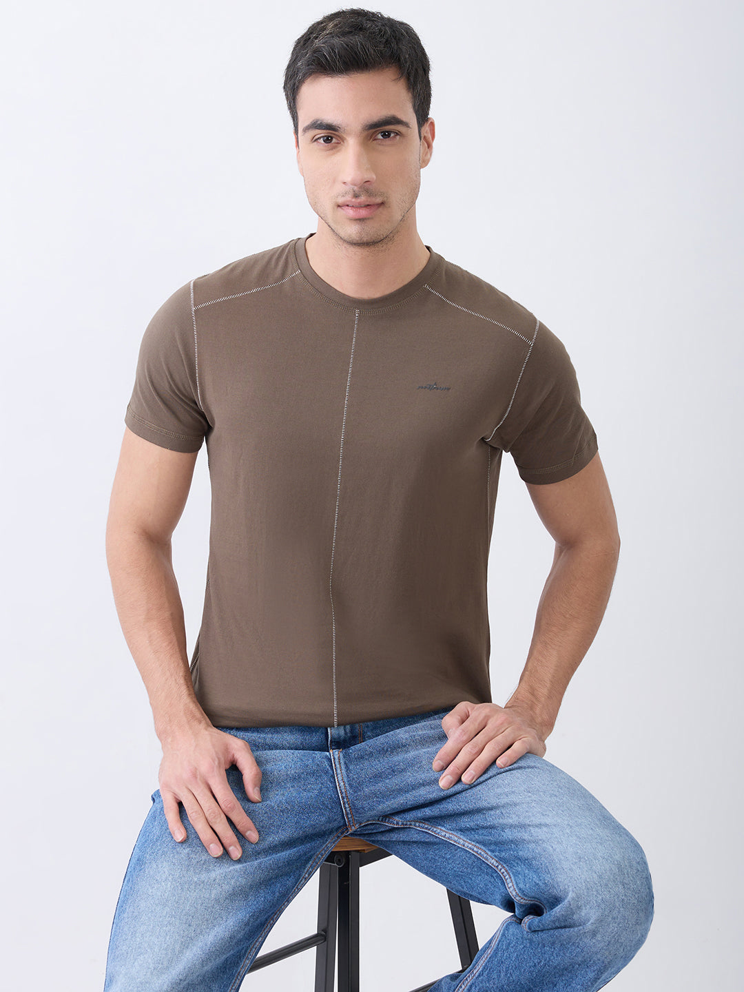 Galactic Solid Crew Neck T-Shirt