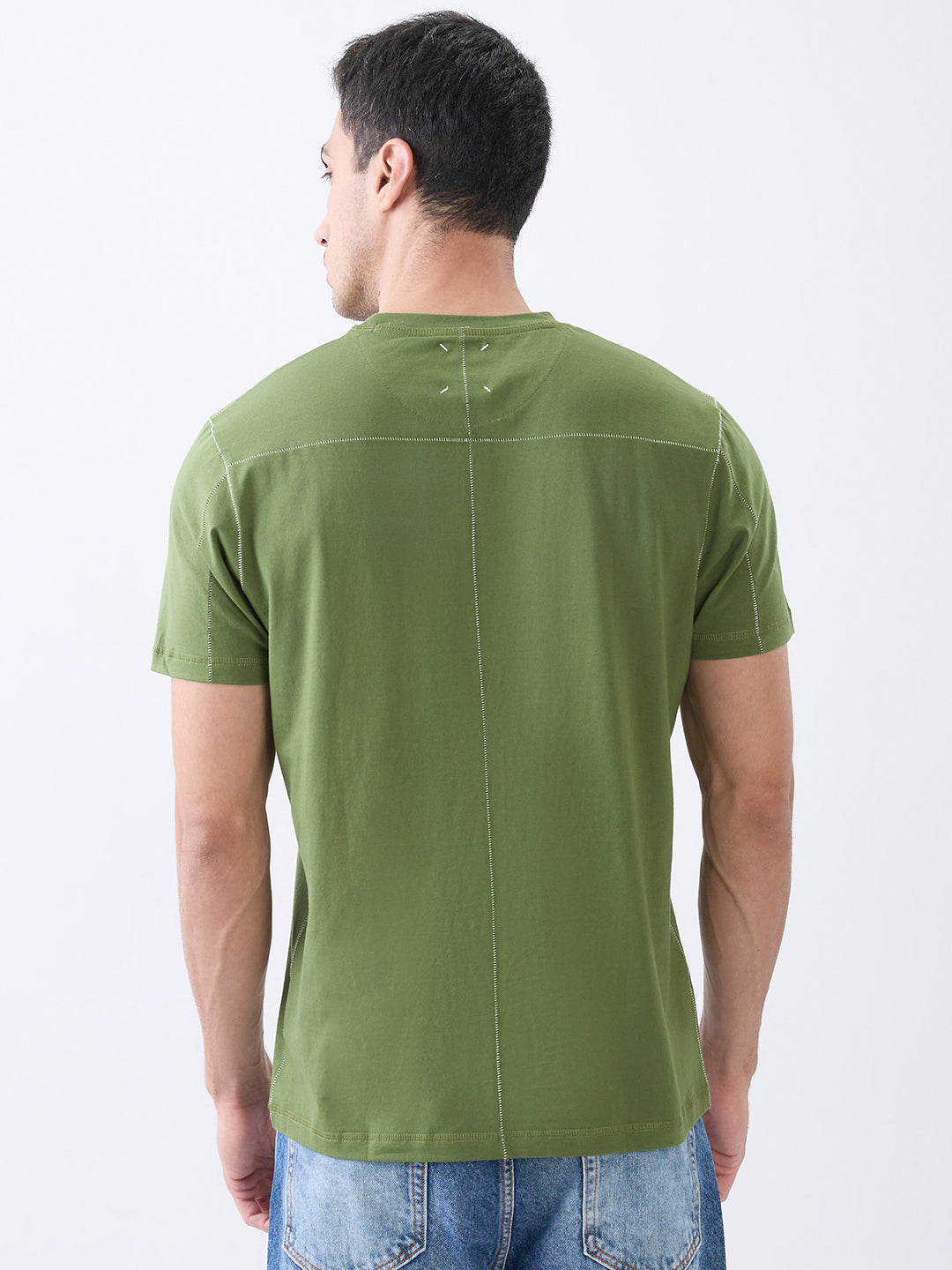 Galactic Solid Crew Neck T-Shirt