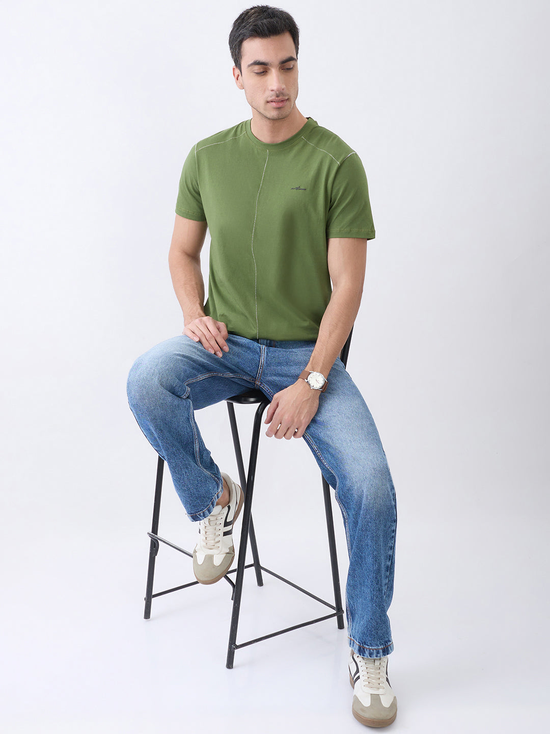 Galactic Solid Crew Neck T-Shirt