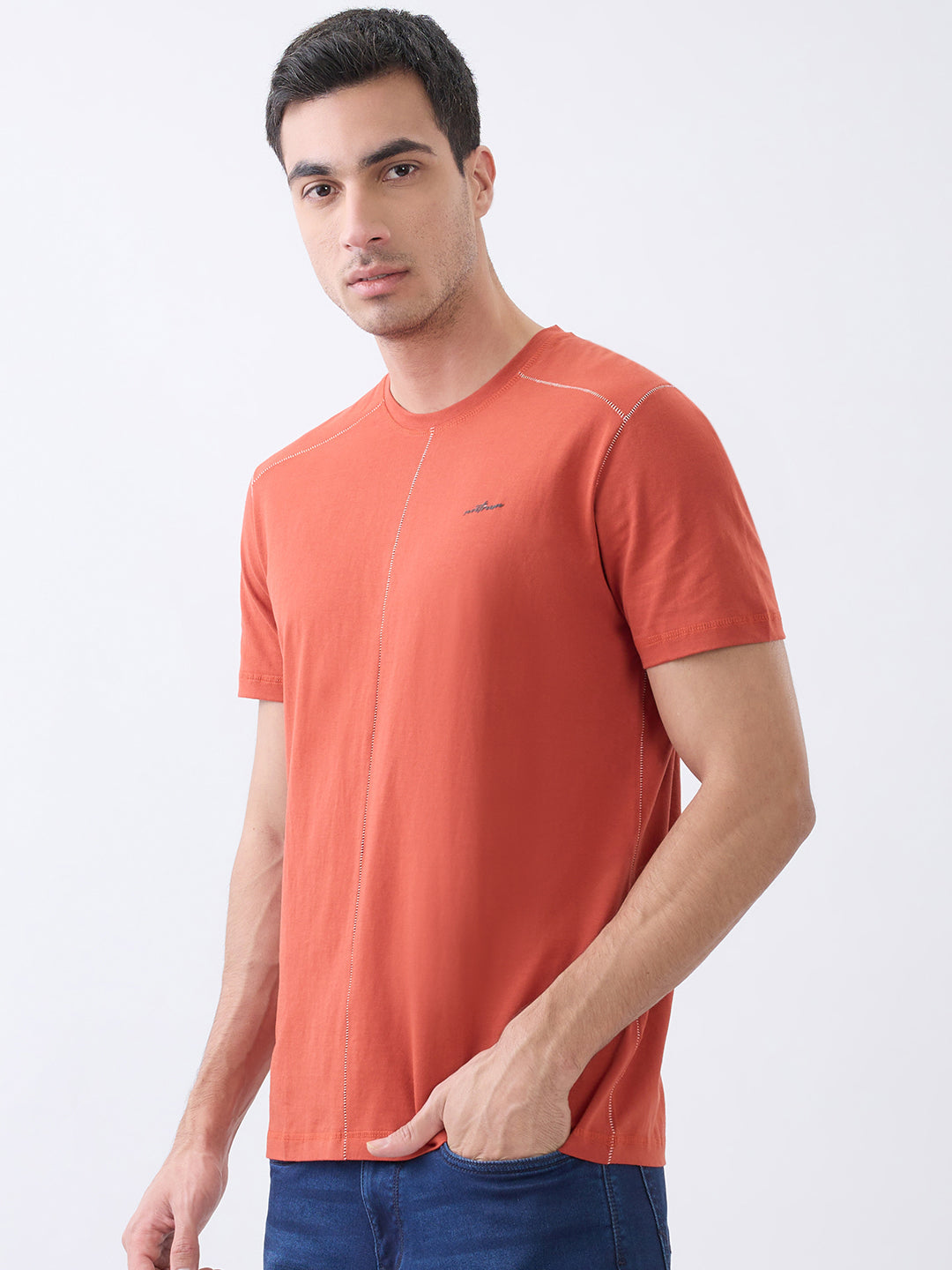 Galactic Solid Crew Neck T-Shirt