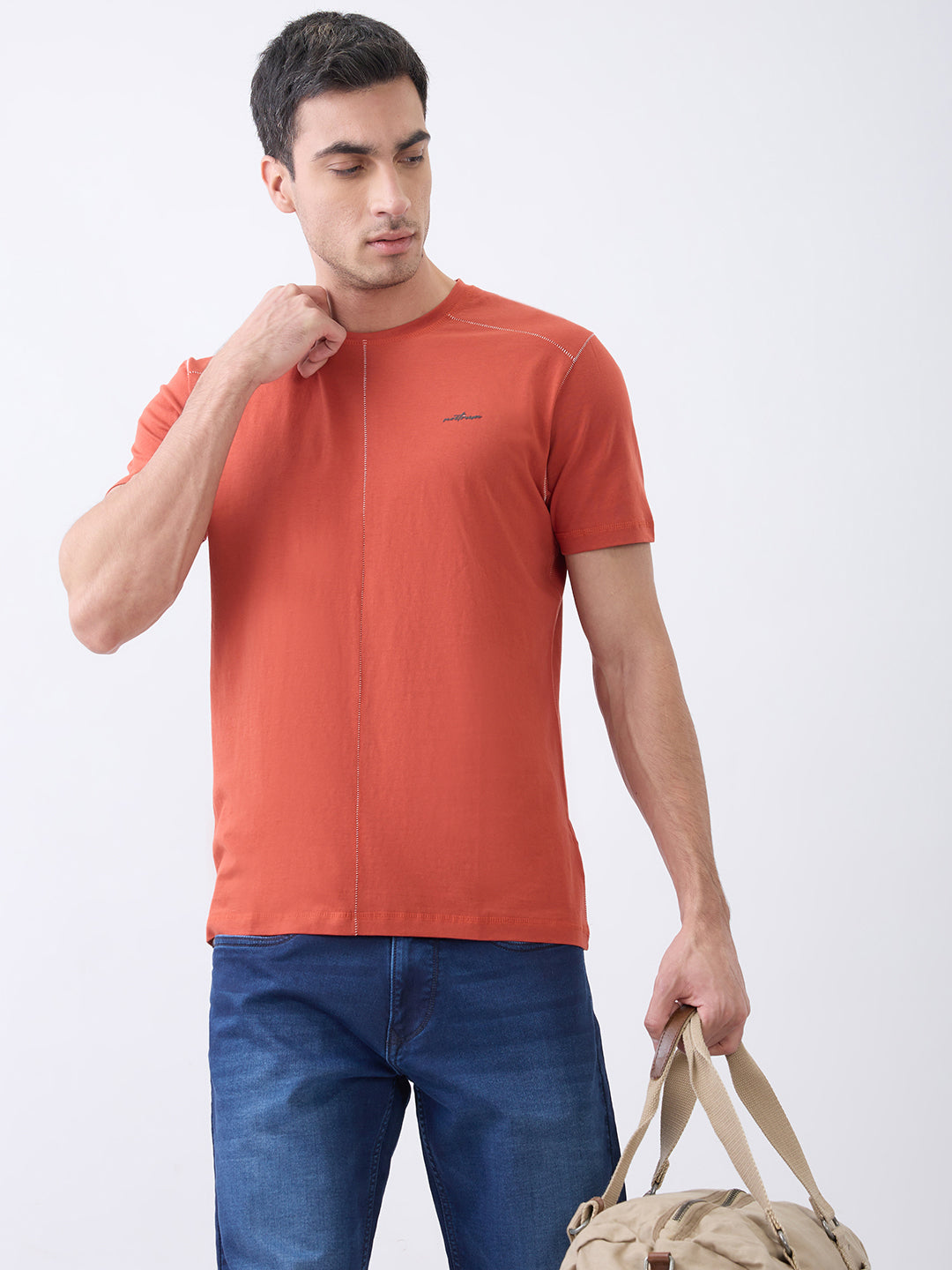 Galactic Solid Crew Neck T-Shirt