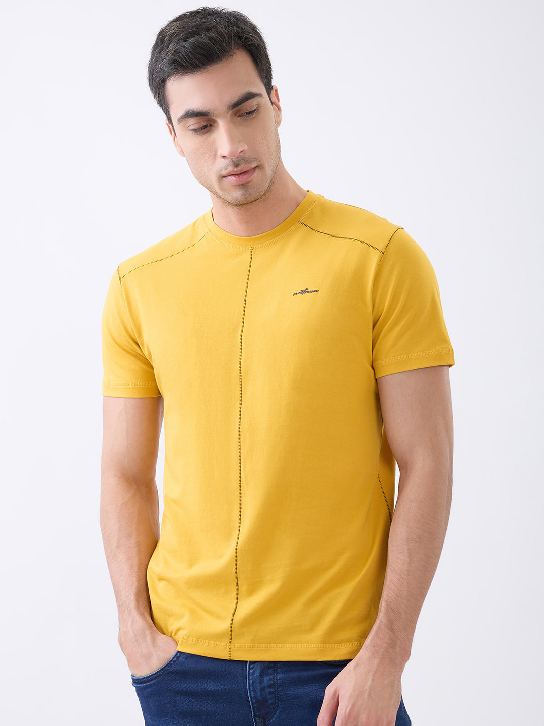 Galactic Solid Crew Neck T-Shirt