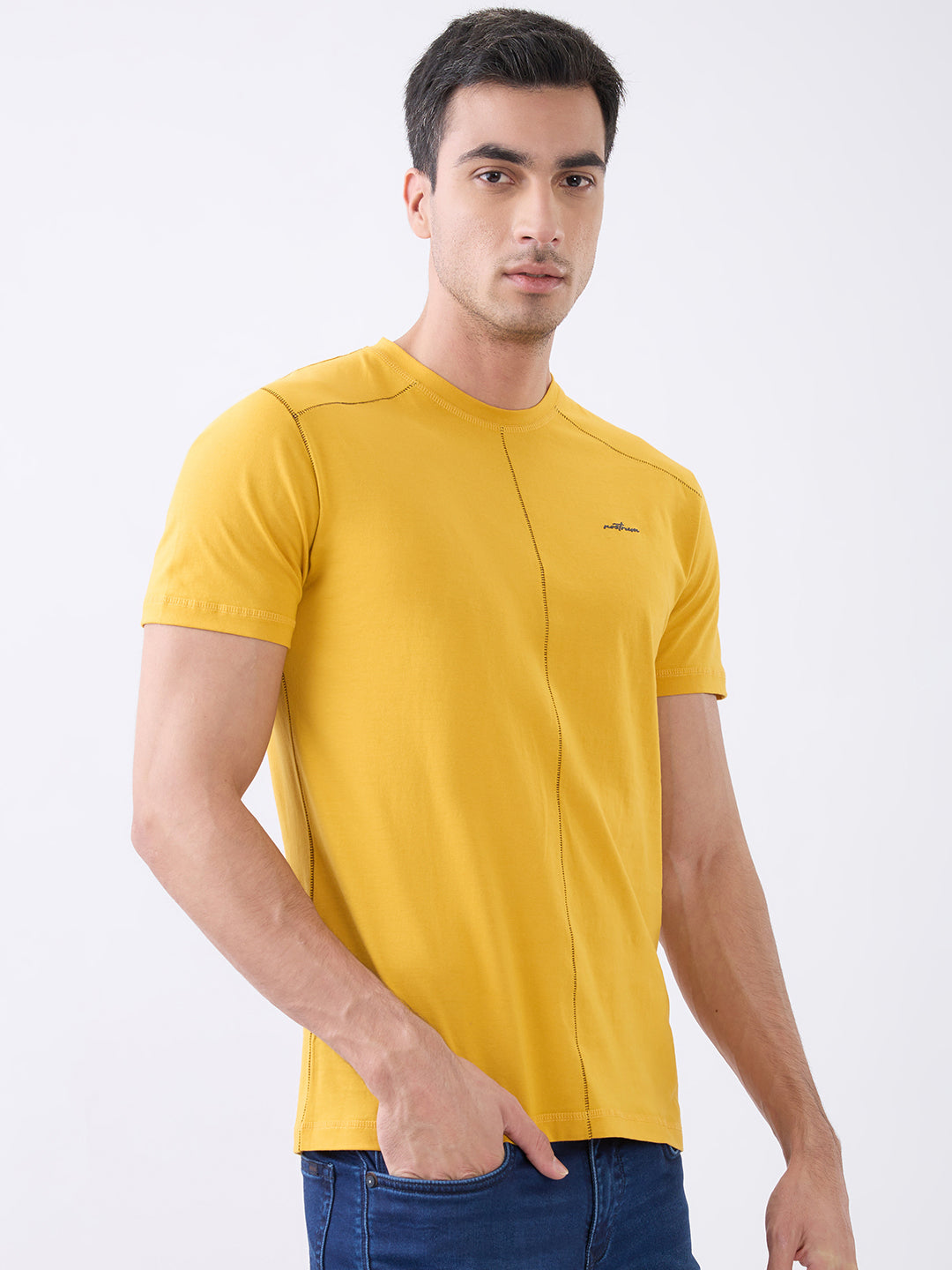 Galactic Solid Crew Neck T-Shirt