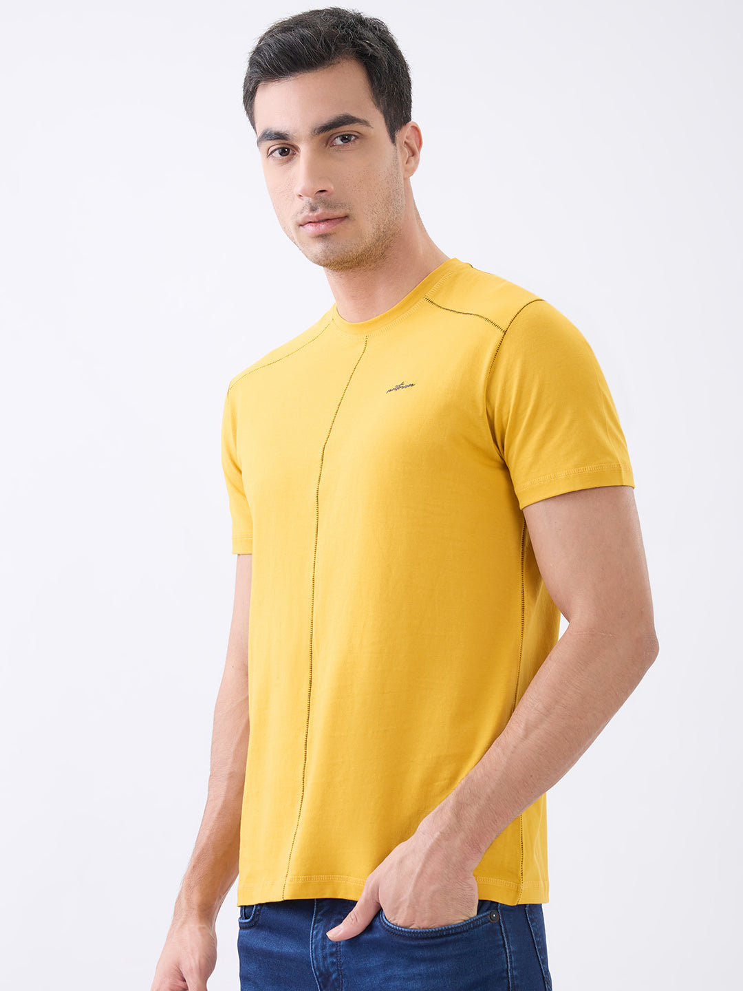 Galactic Solid Crew Neck T-Shirt