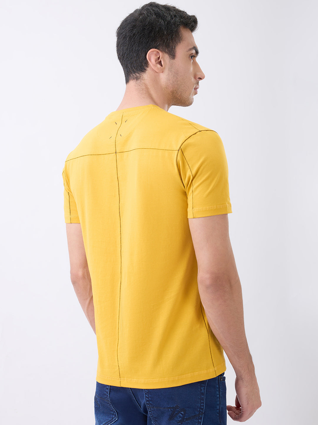 Galactic Solid Crew Neck T-Shirt