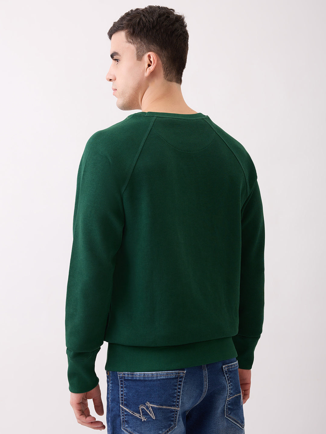 Snobby Crew Neck Pullover: B.Green