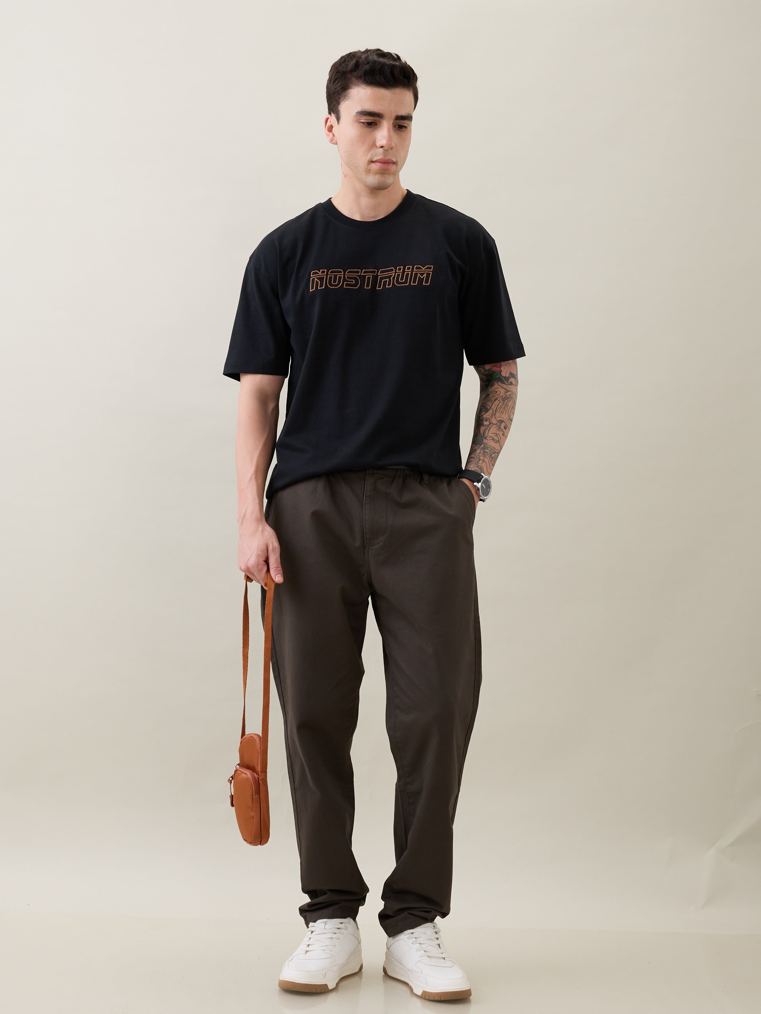 Persits Oversized T-Shirt: Black