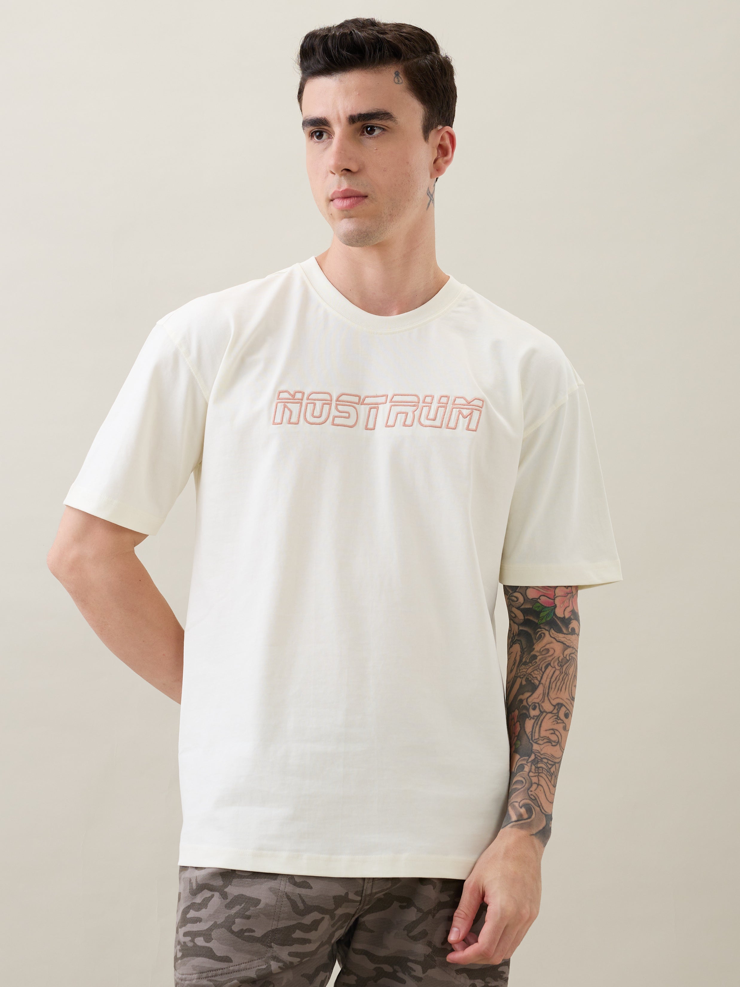 Persits Oversized T-Shirt: Off-White