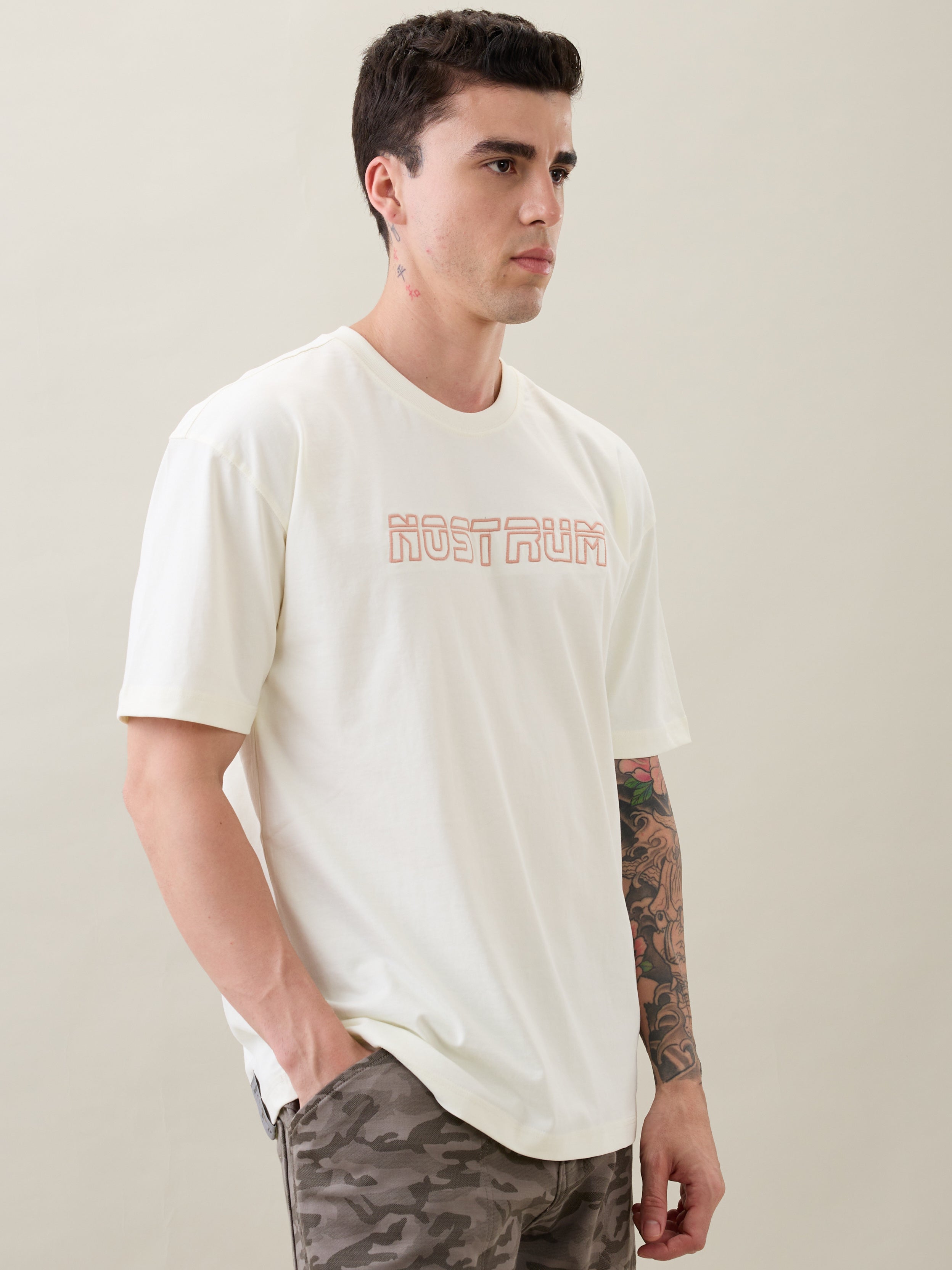 Persits Oversized T-Shirt: Off-White