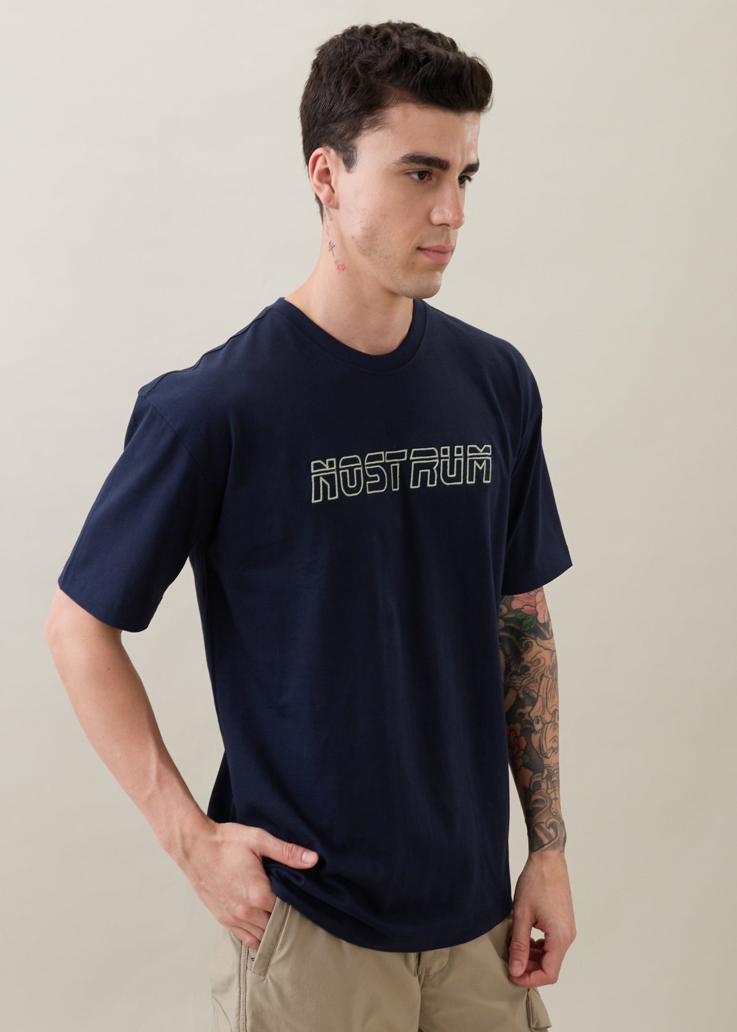 Persits Oversized T-Shirt: Navy