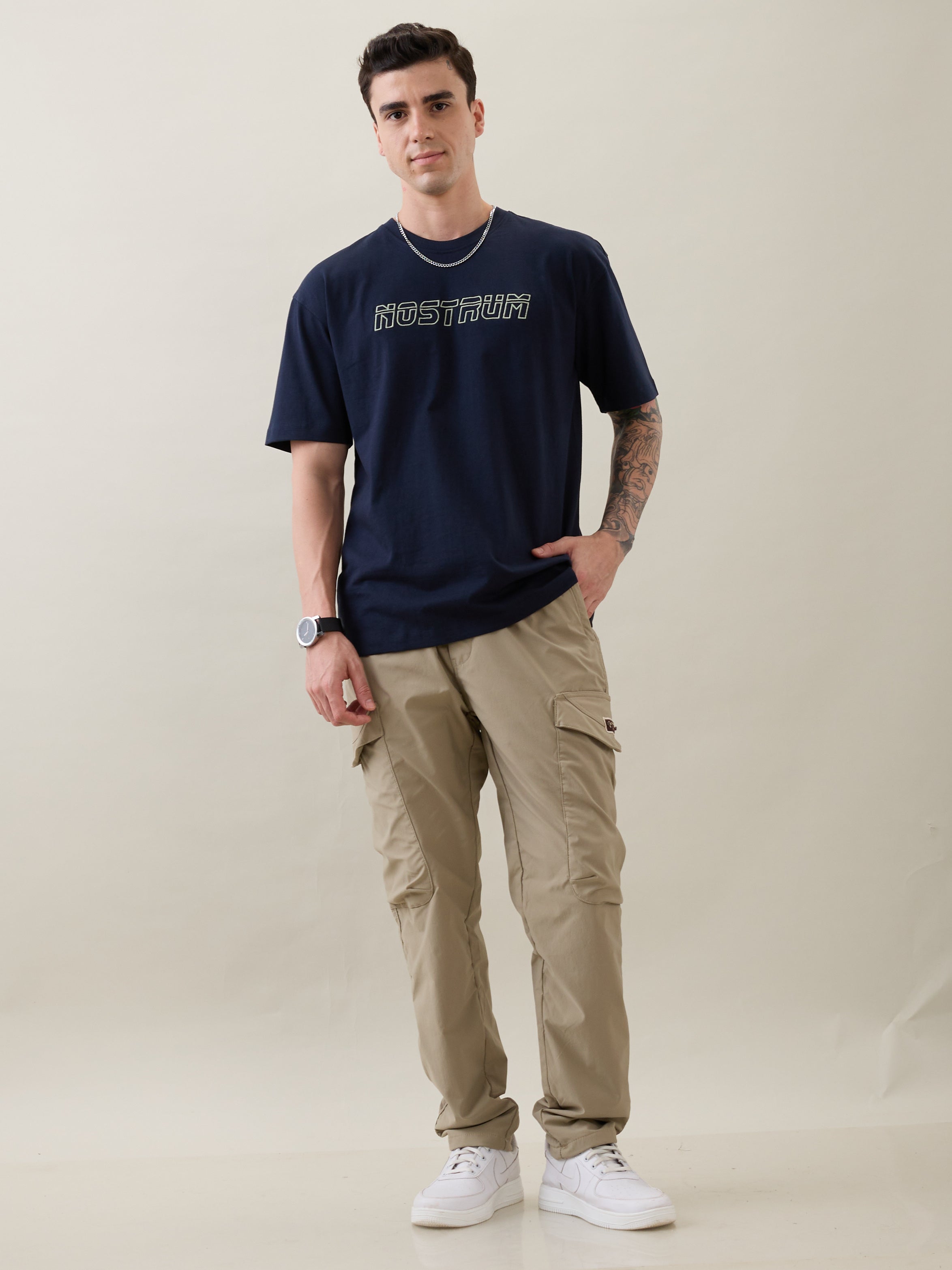 Persits Oversized T-Shirt: Navy