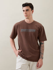 Persits Oversized T-Shirt: Brown