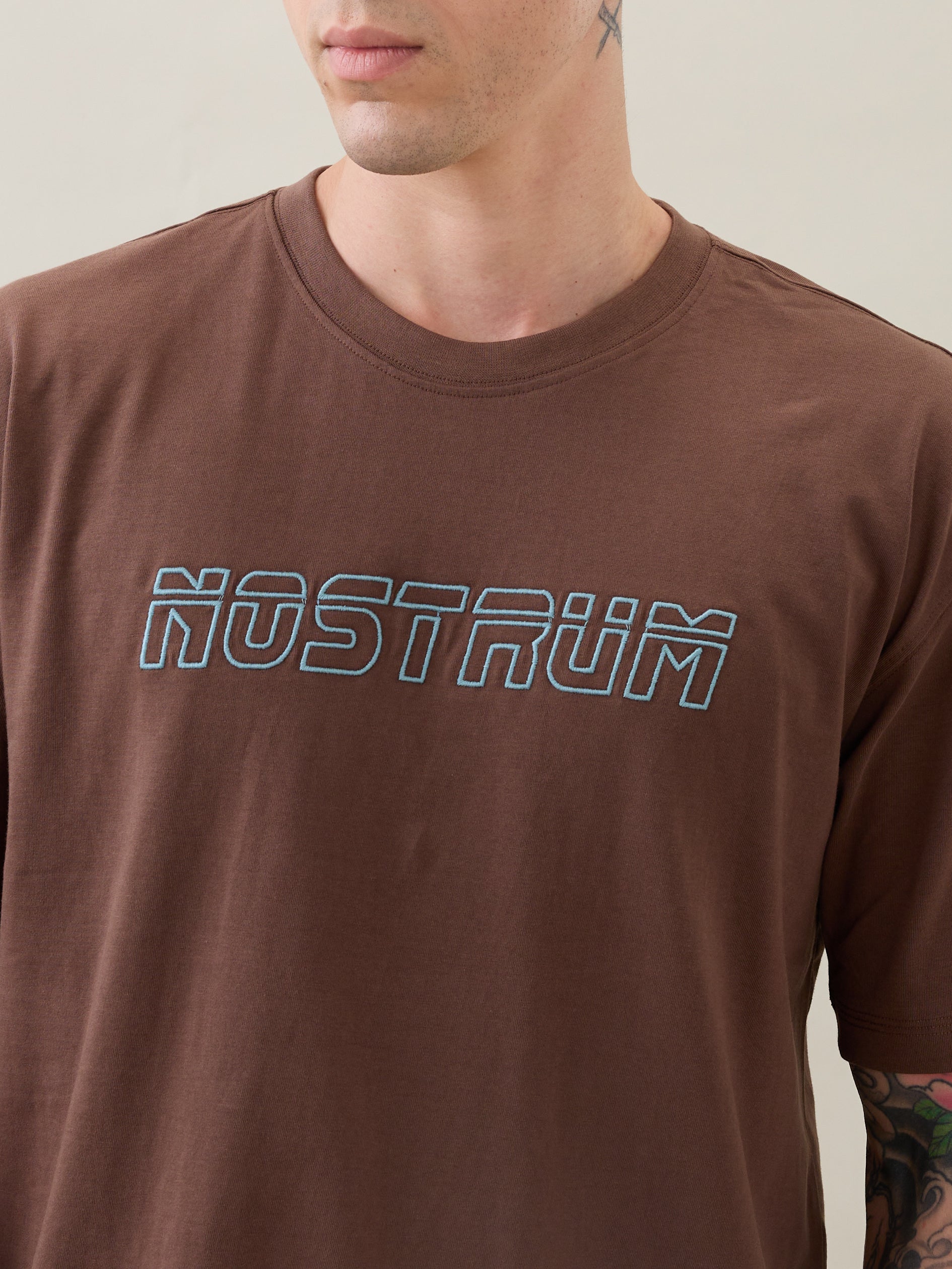 Persits Oversized T-Shirt: Brown