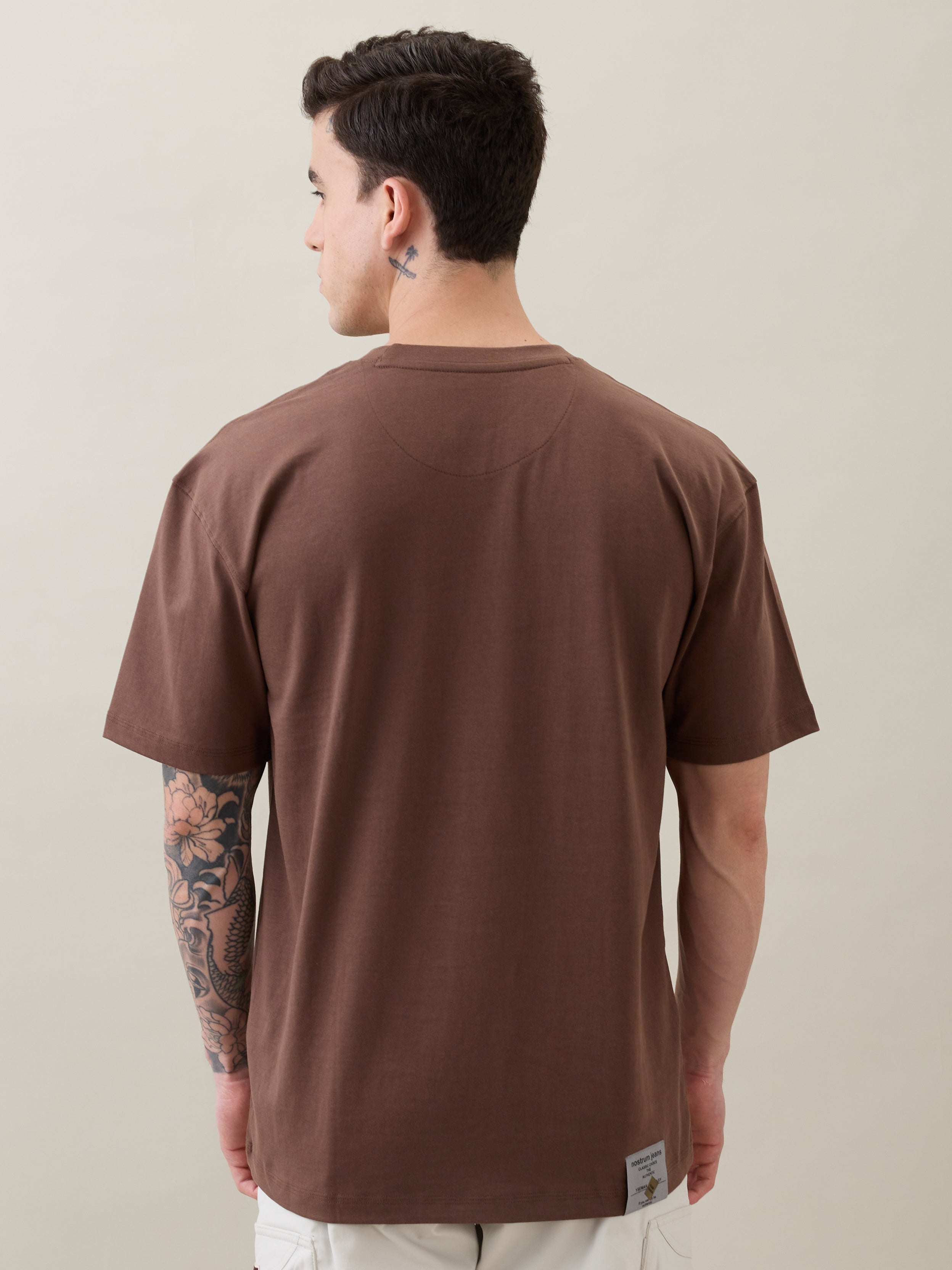 Persits Oversized T-Shirt: Brown