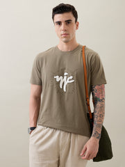 Enchant Graphic Print T-shirt: D.Brown
