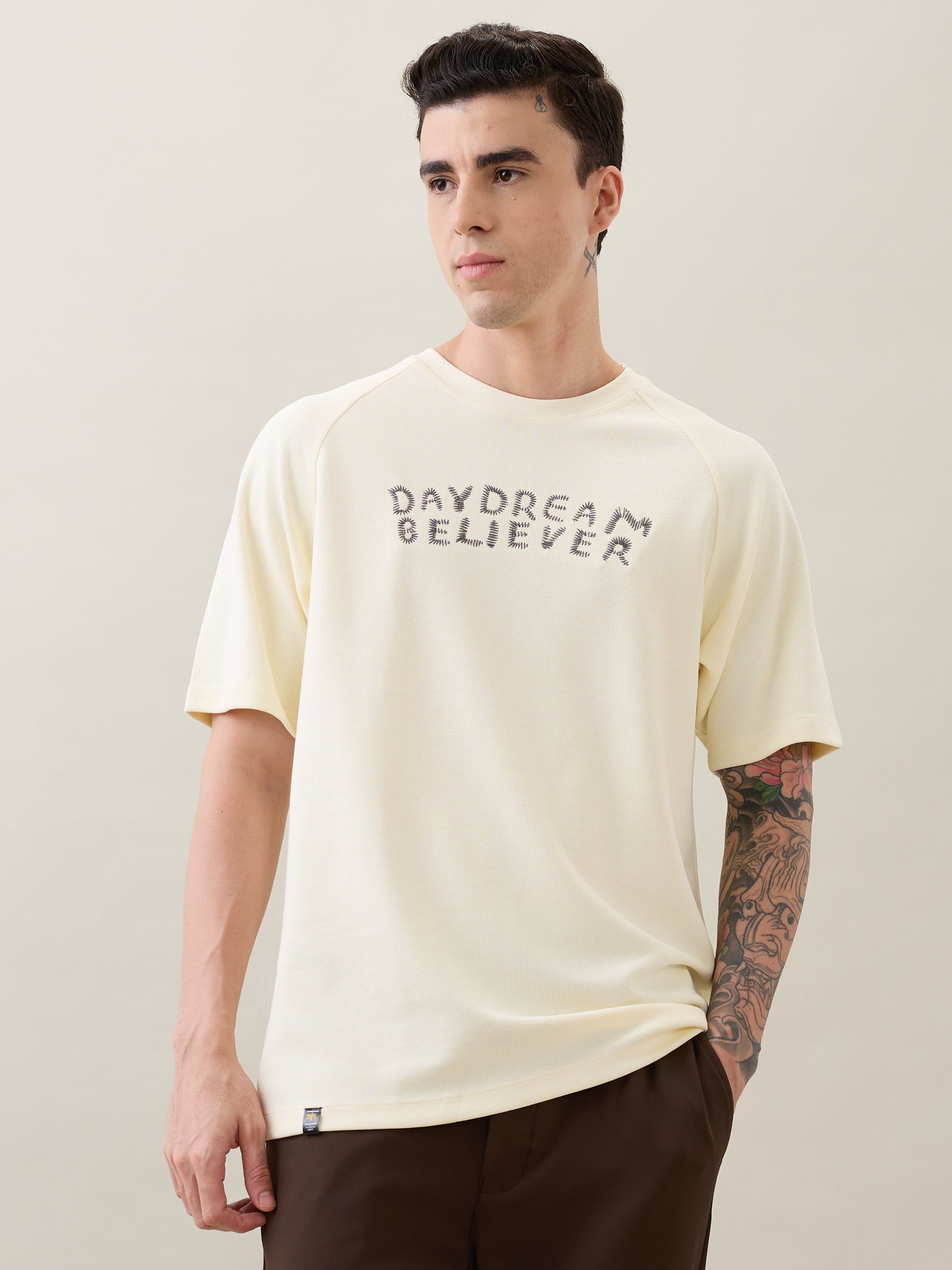 Frugal Oversized T-Shirt: Off-White
