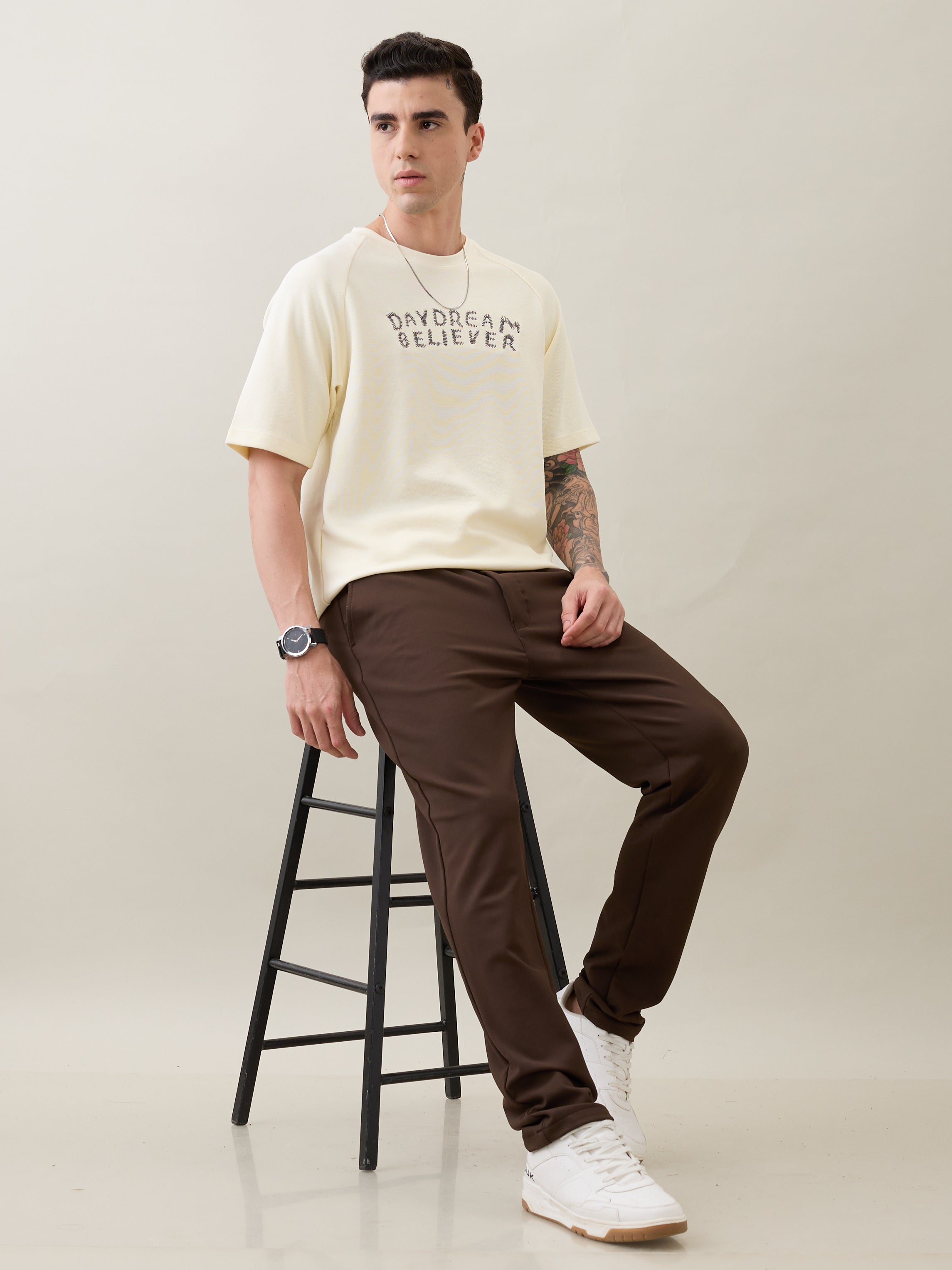 Frugal Oversized T-Shirt: Off-White