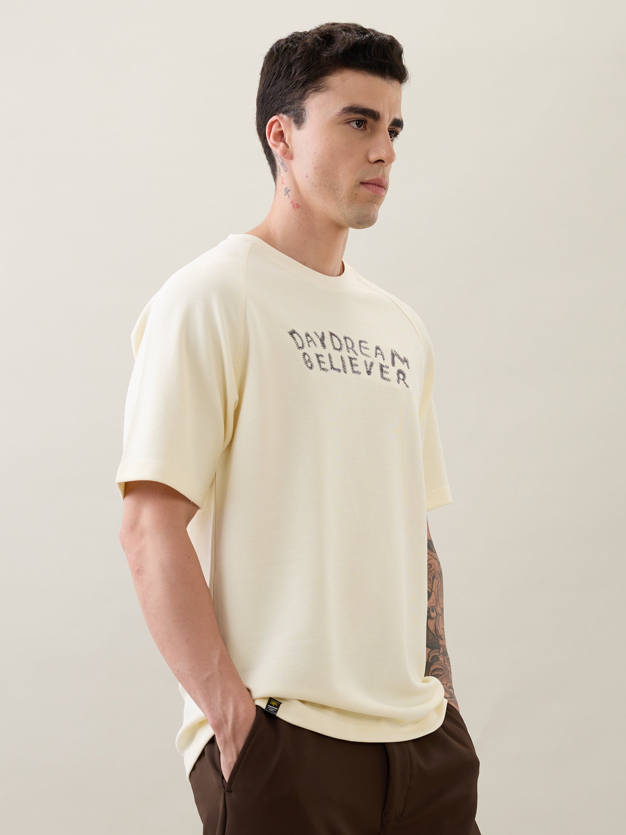 Frugal Oversized T-Shirt: Off-White