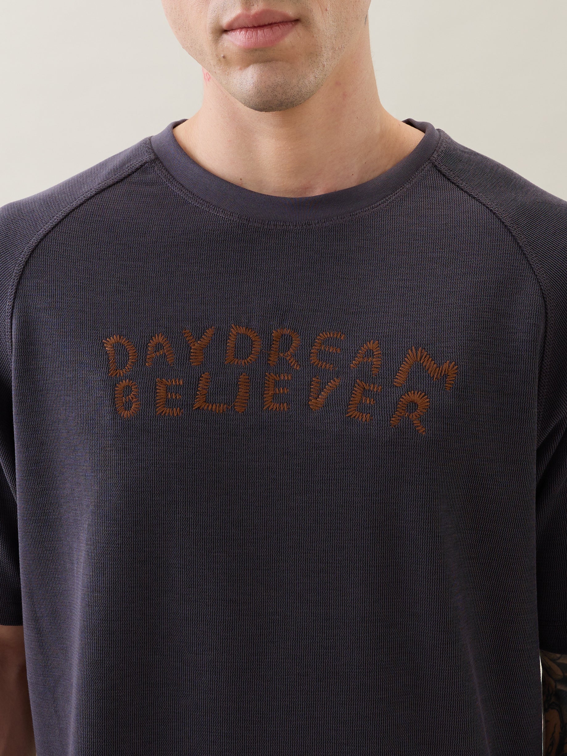 Frugal Oversized T-Shirt: Navy