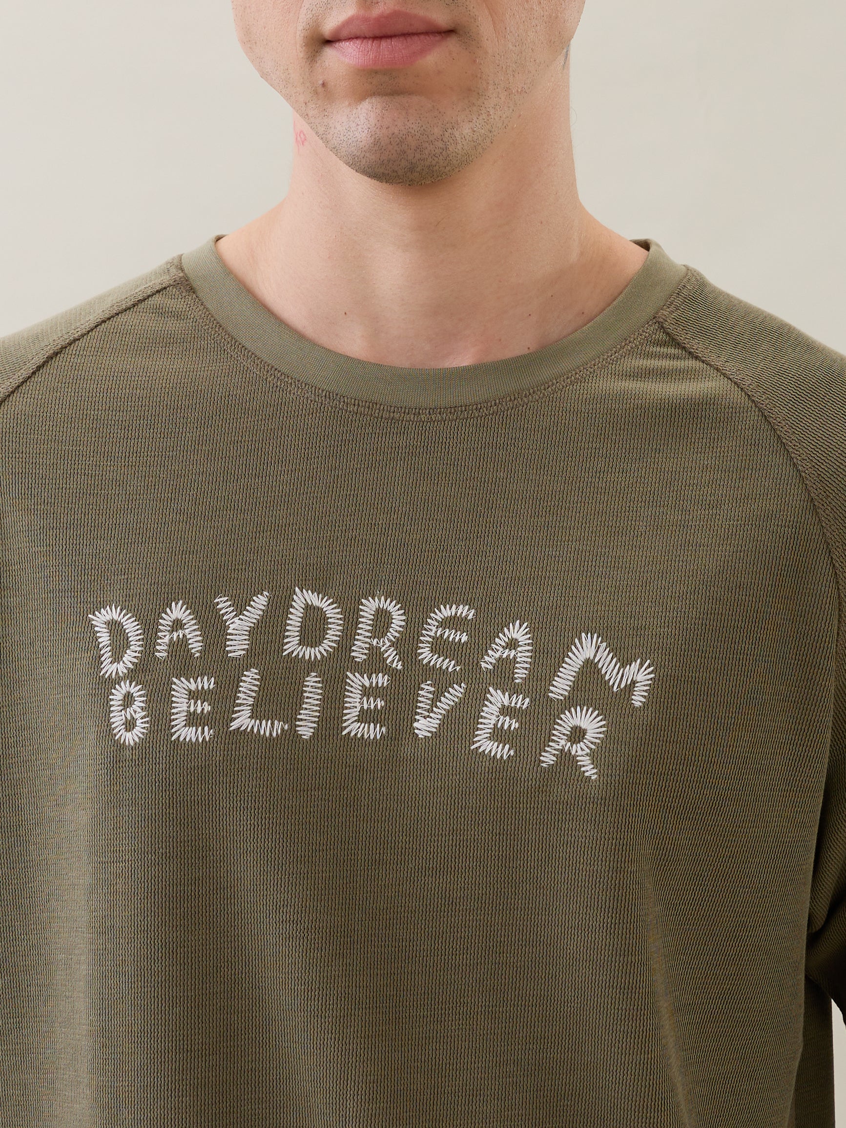 Frugal Oversized T-Shirt: Olive