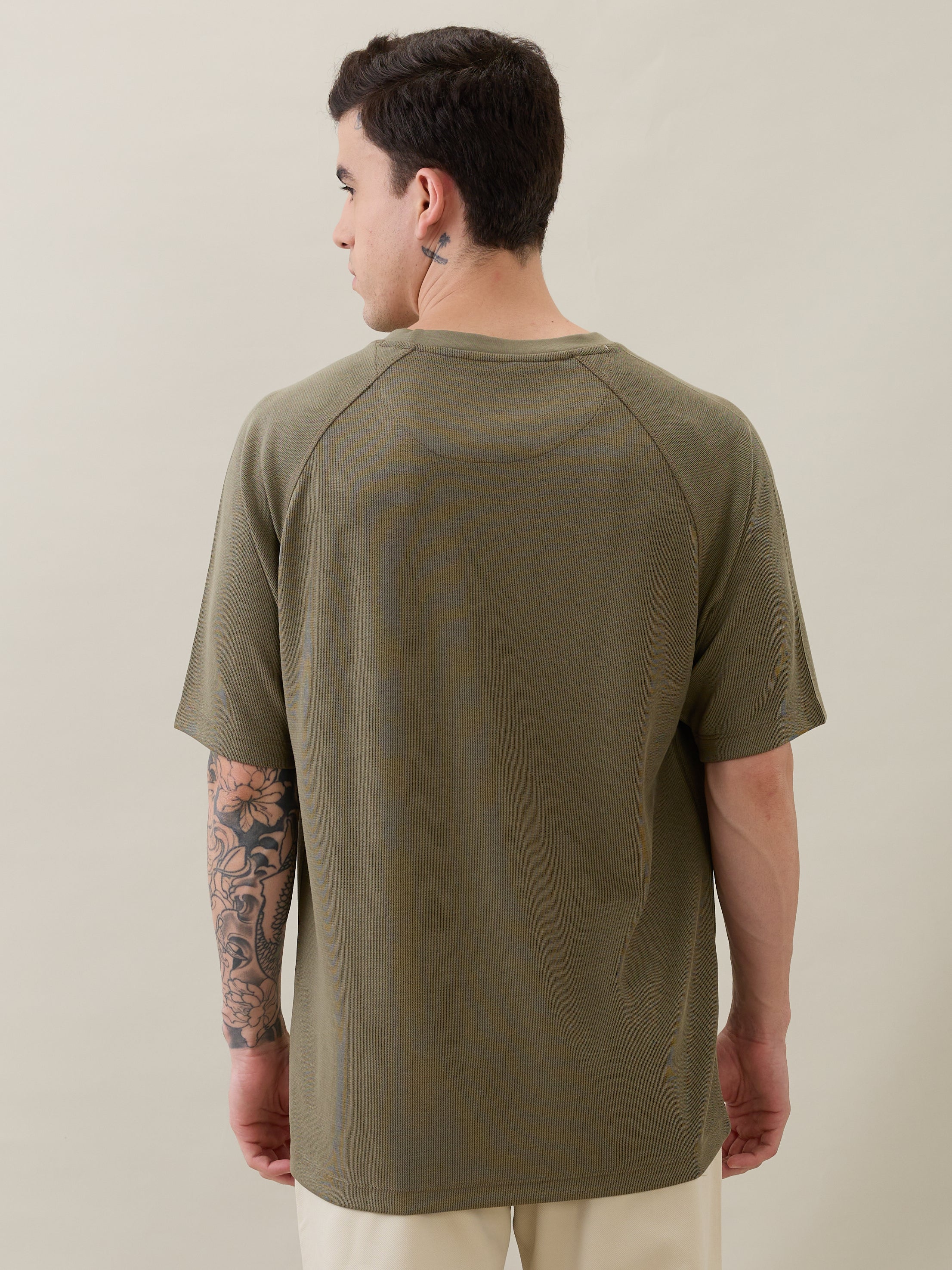 Frugal Oversized T-Shirt: Olive