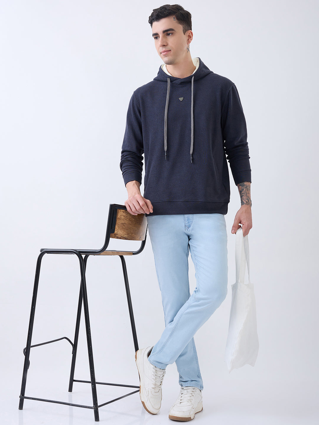 Hepburn Classic Hoodie: Navy