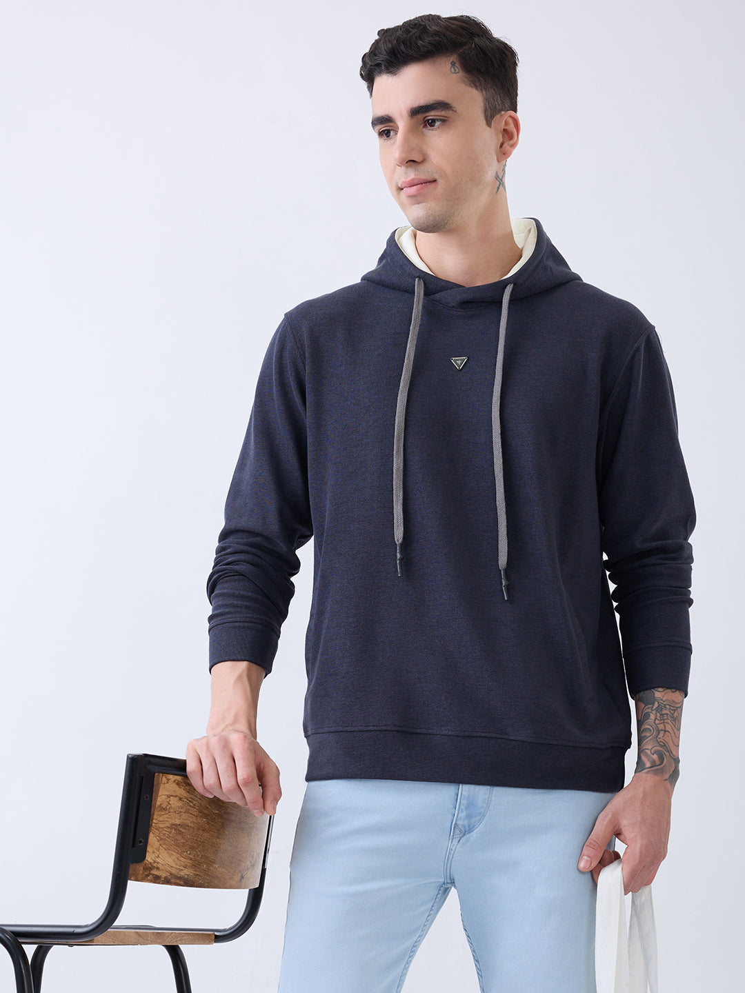 Hepburn Classic Hoodie: Navy