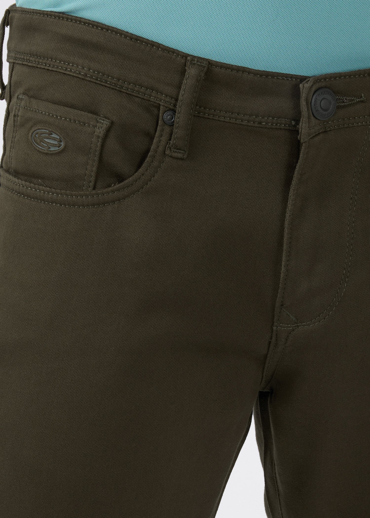 Icon Ankle Fit Trouser: Light Olive