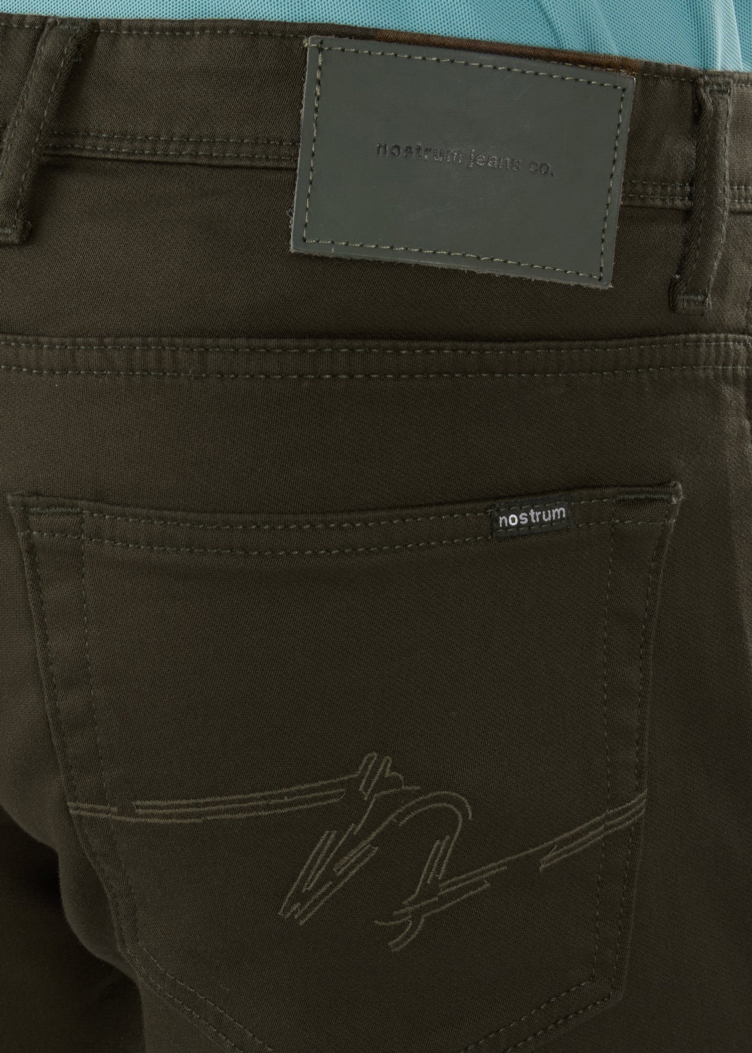 Icon Ankle Fit Trouser: Light Olive