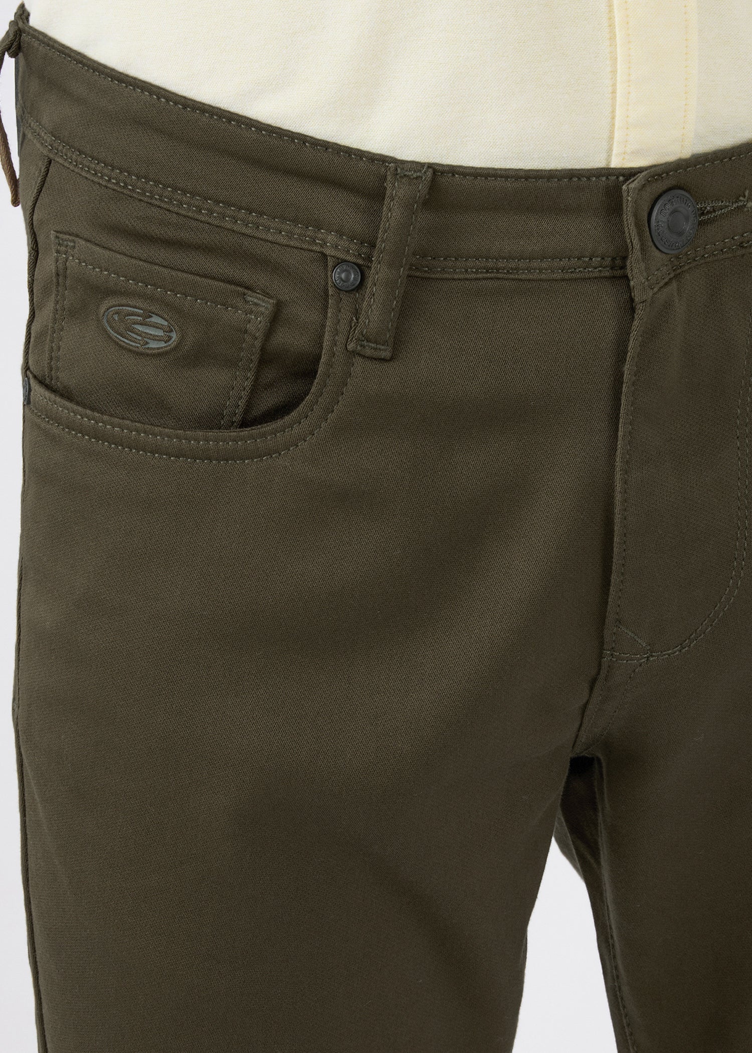 Icon Regular Fit Trouser: Light Olive