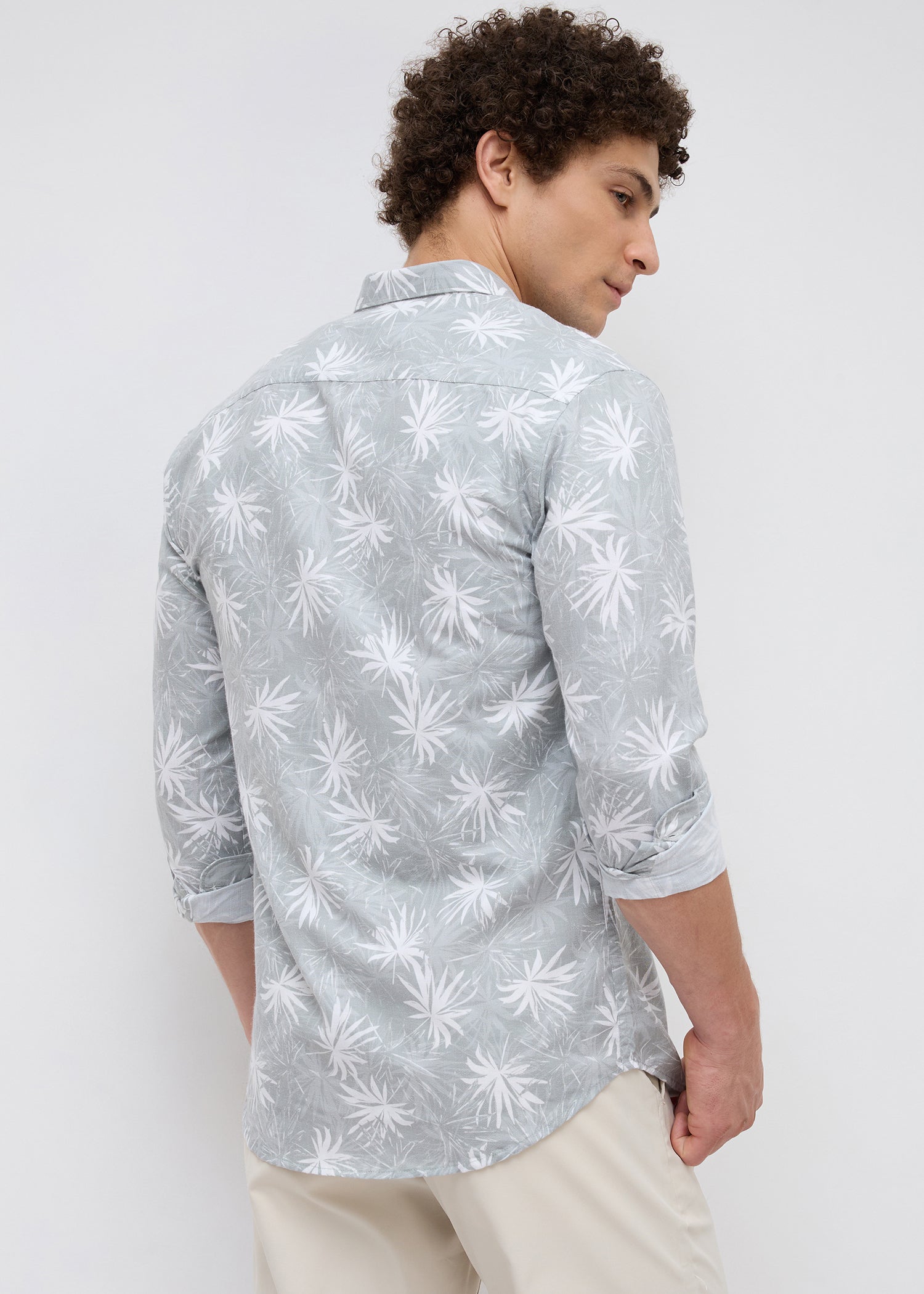 Eskon Tropical Print Shirt: Pista