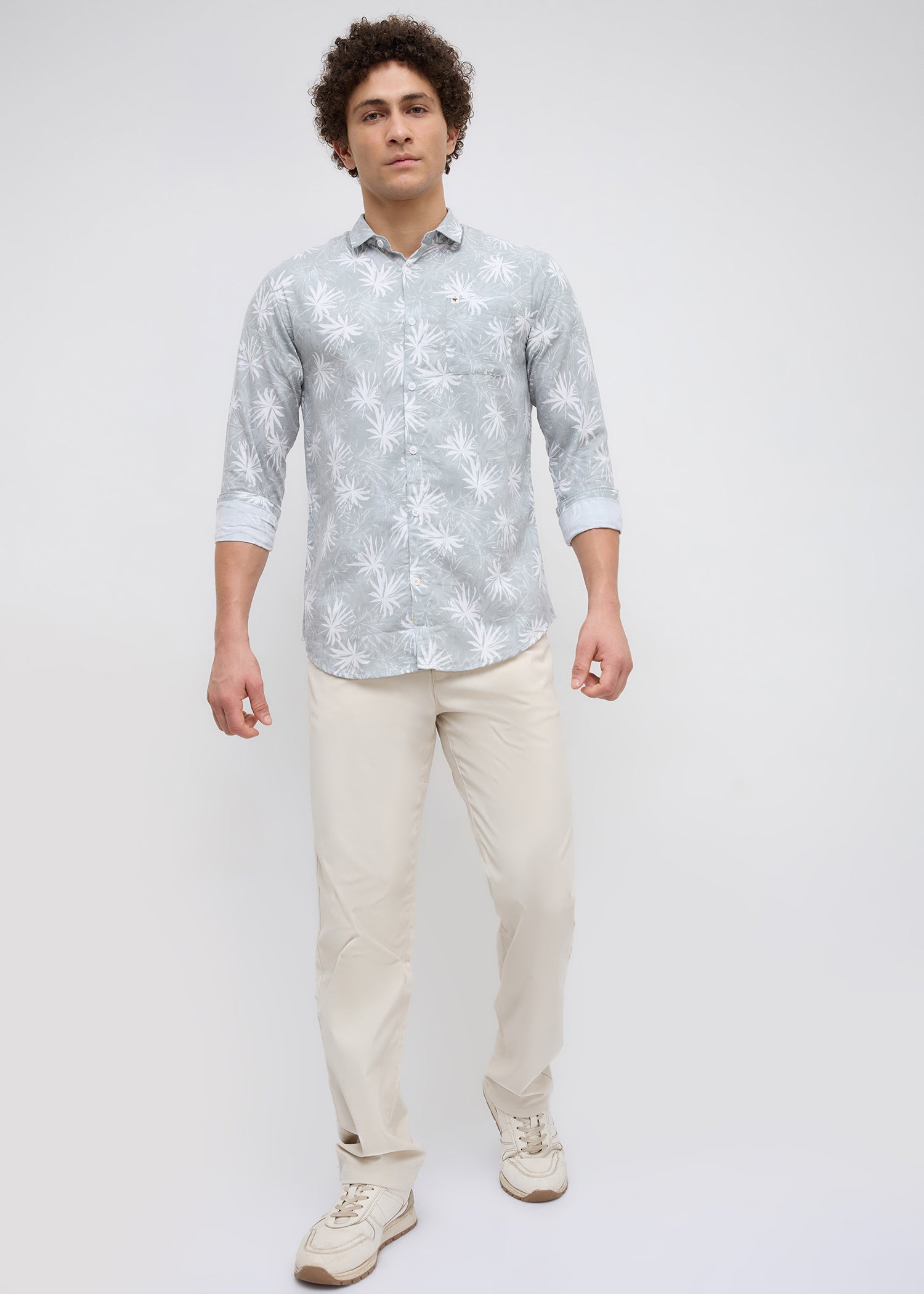 Eskon Tropical Print Shirt: Pista