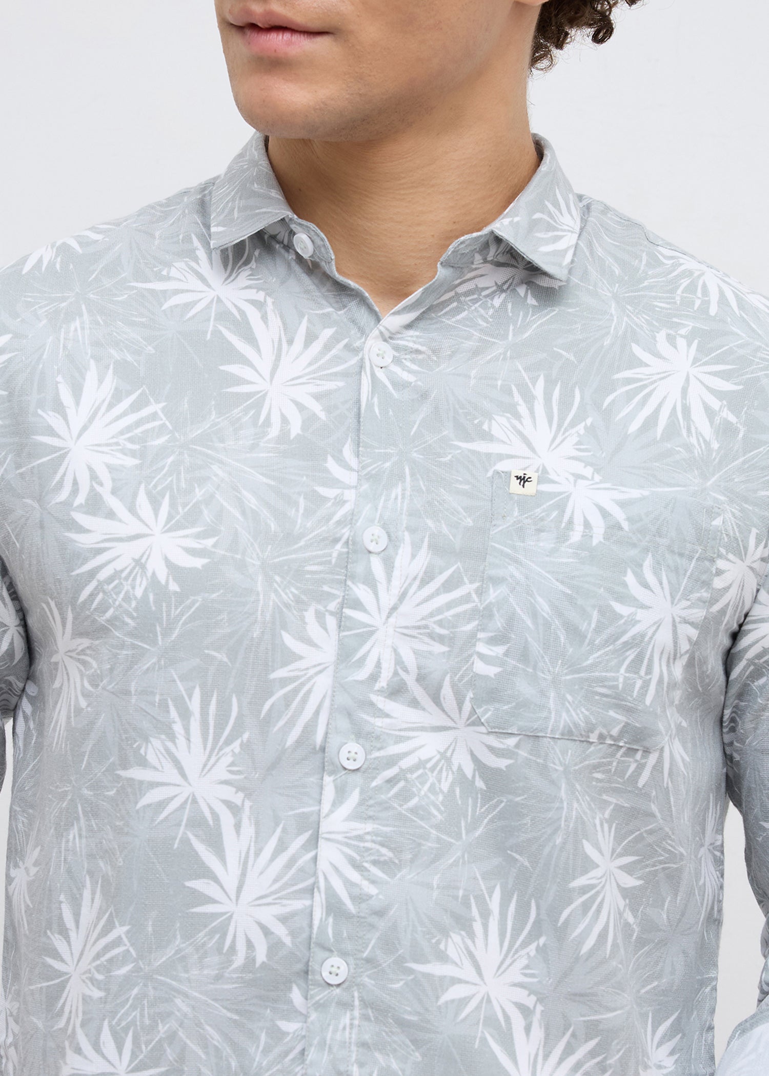 Eskon Tropical Print Shirt: Pista